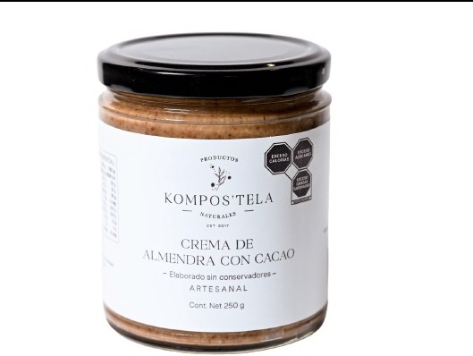 Crema de almendras con cacao