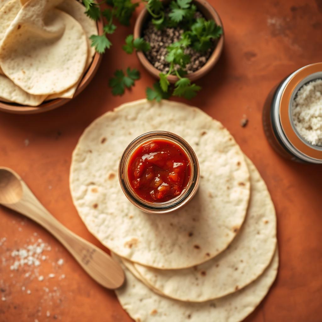 Tortillas y salsa artesanal para el día a día